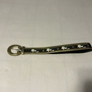 NWOT Camo and gold belt